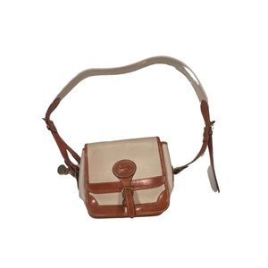 Vintage VTG Equestrian White Dooney & Burke Crossbody Bag EUC
